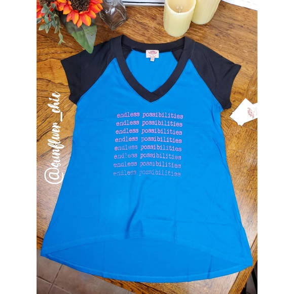 [NEW] Pink Lotus Baseball Style Yoga Tee - Picture 7 of 11